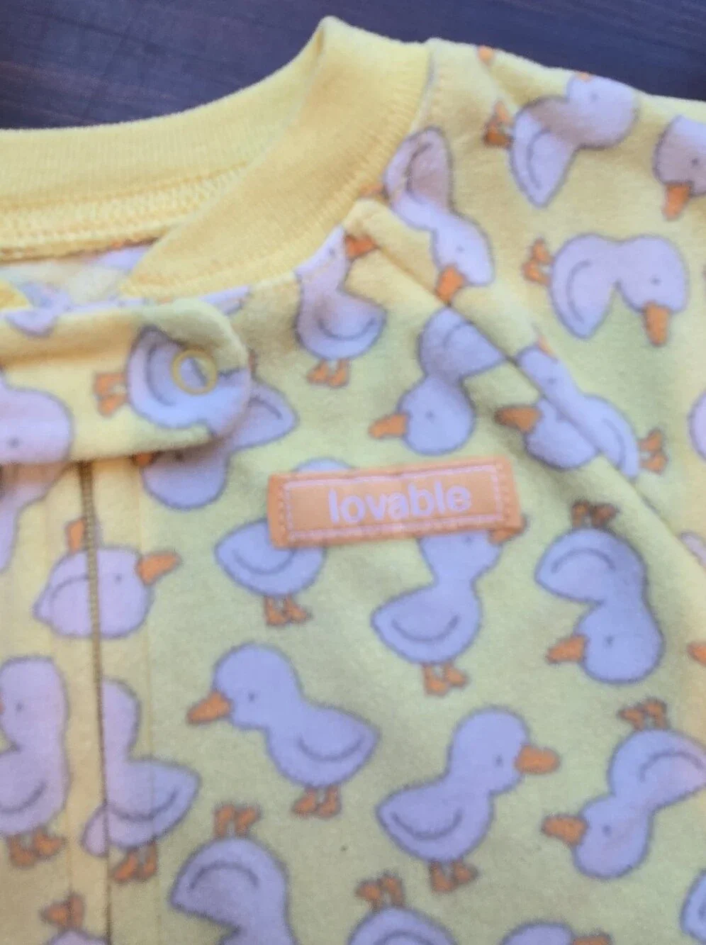 Child of Mine by Carter's Yellow Duck Fleece Wearable Blanket Sleep Sack